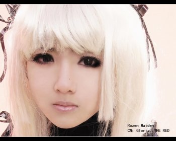 清纯少女甜美水银灯cos造型