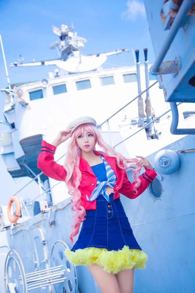 粉色萌妹cosplay写真摄影