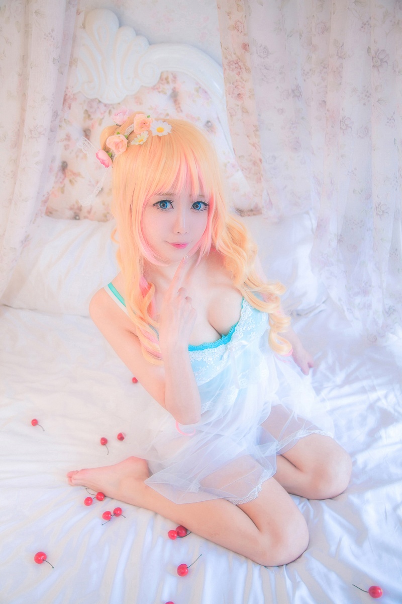 粉色萌妹cosplay写真摄影