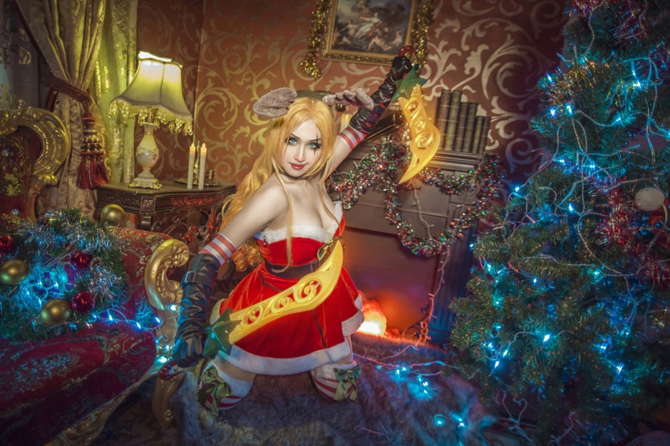 卡特琳娜英雄联盟cosplay图片