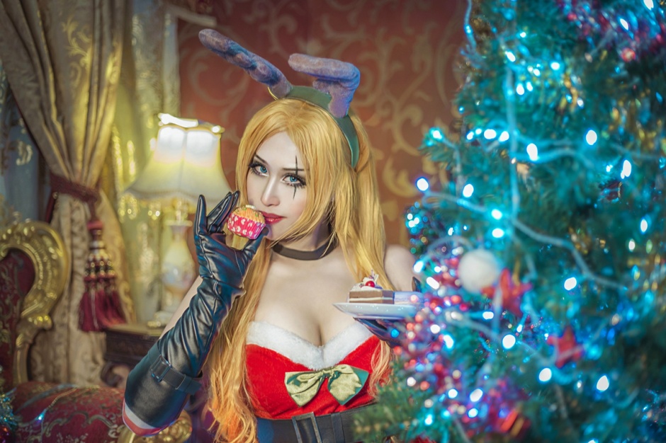 卡特琳娜英雄联盟cosplay图片