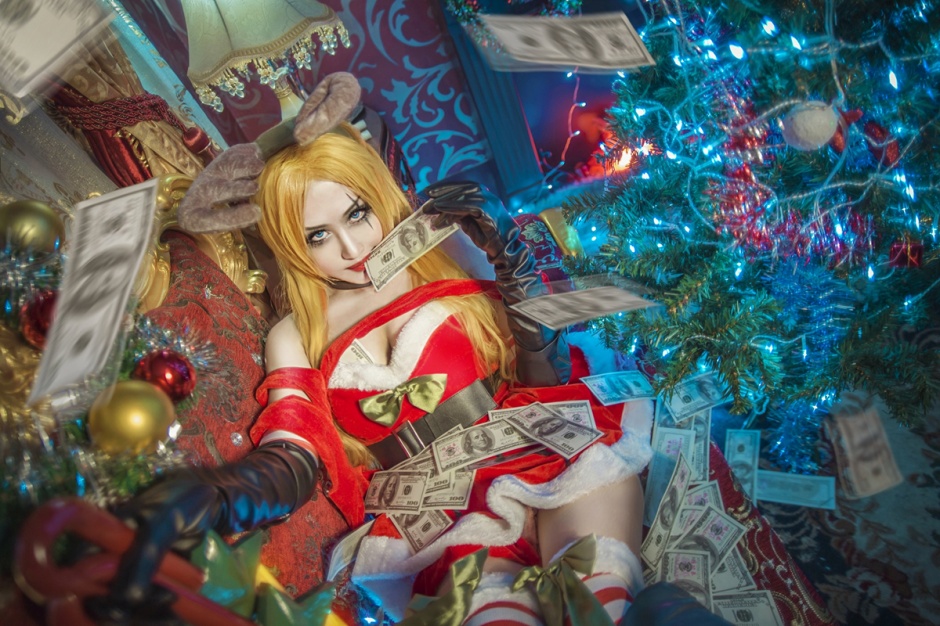 卡特琳娜英雄联盟cosplay图片