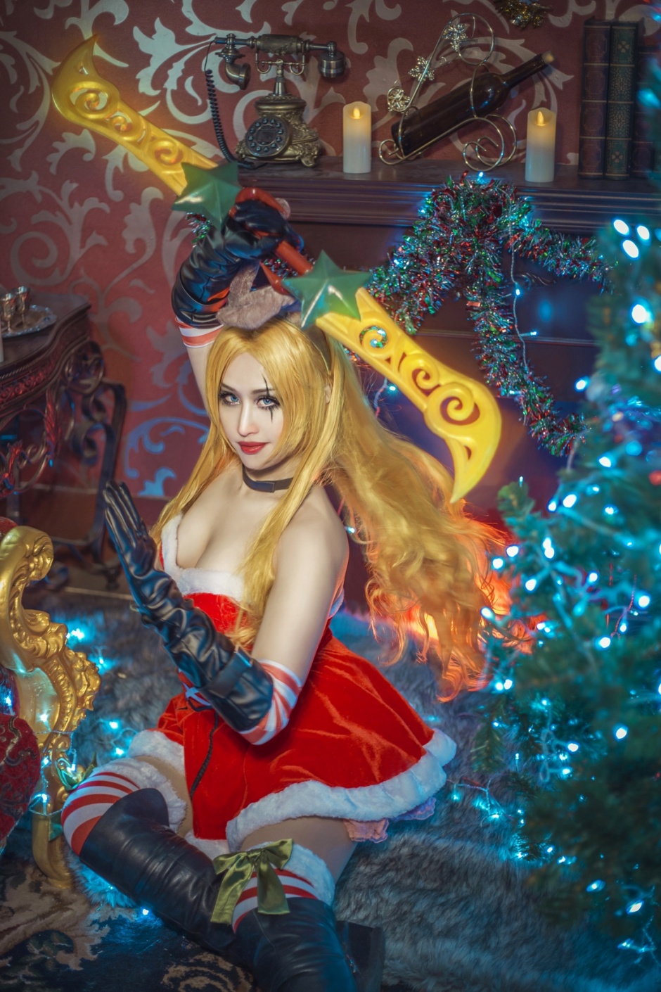 卡特琳娜英雄联盟cosplay图片