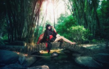 罗刹Cosplay萝莉高清图片