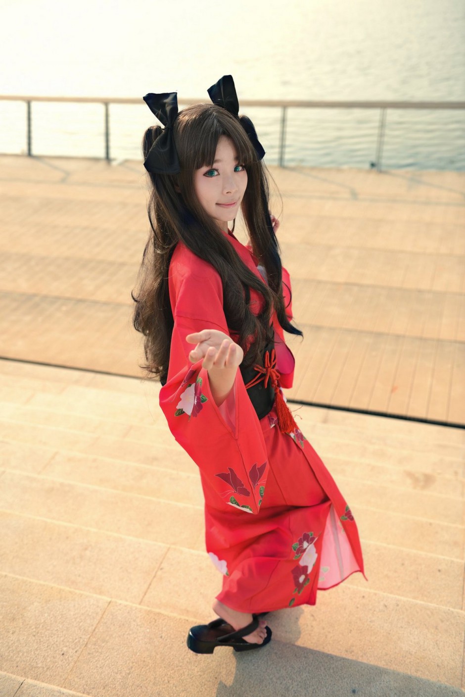 和服美少女远坂凛Cosplay精美图片