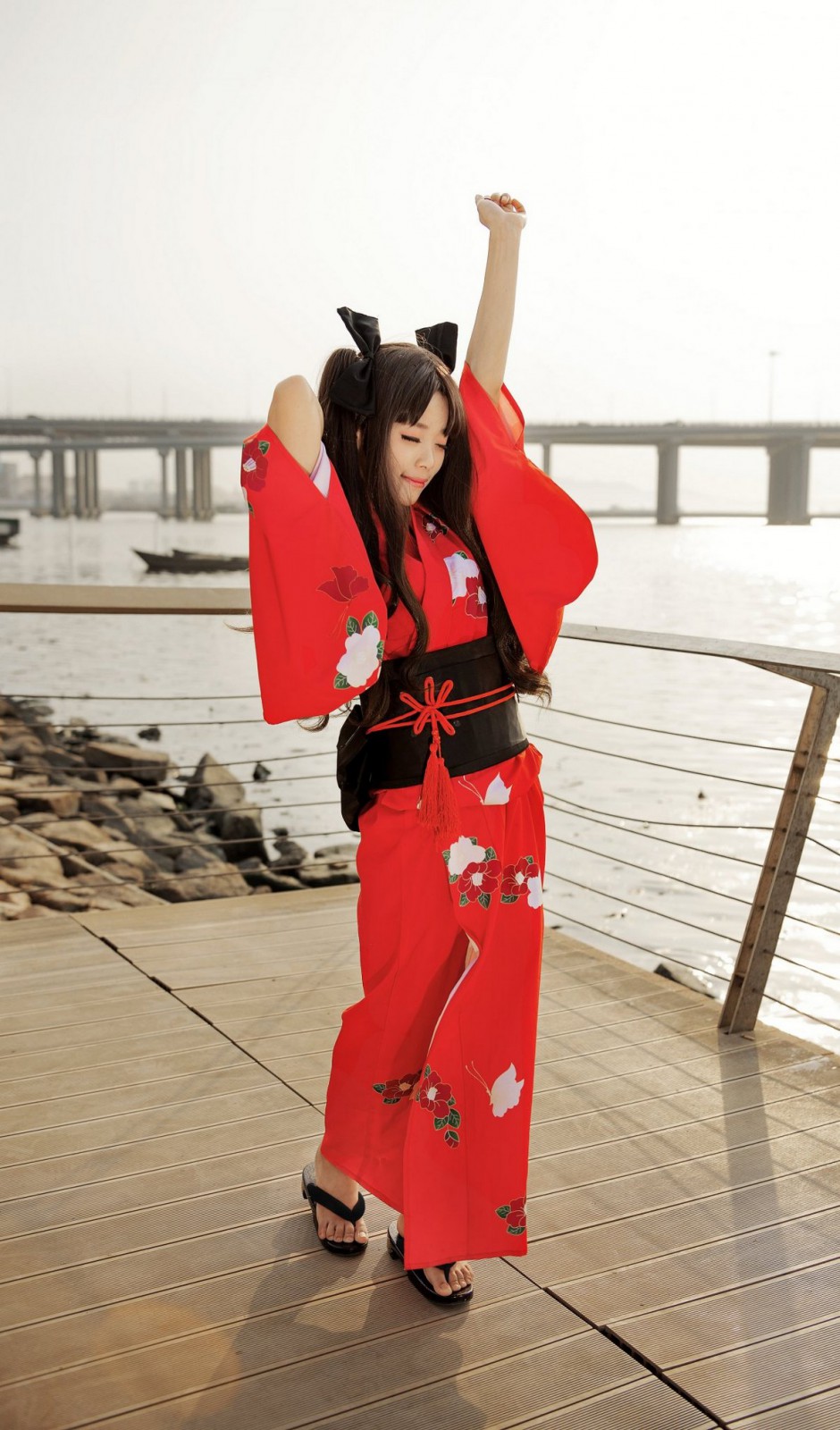 和服美少女远坂凛Cosplay精美图片