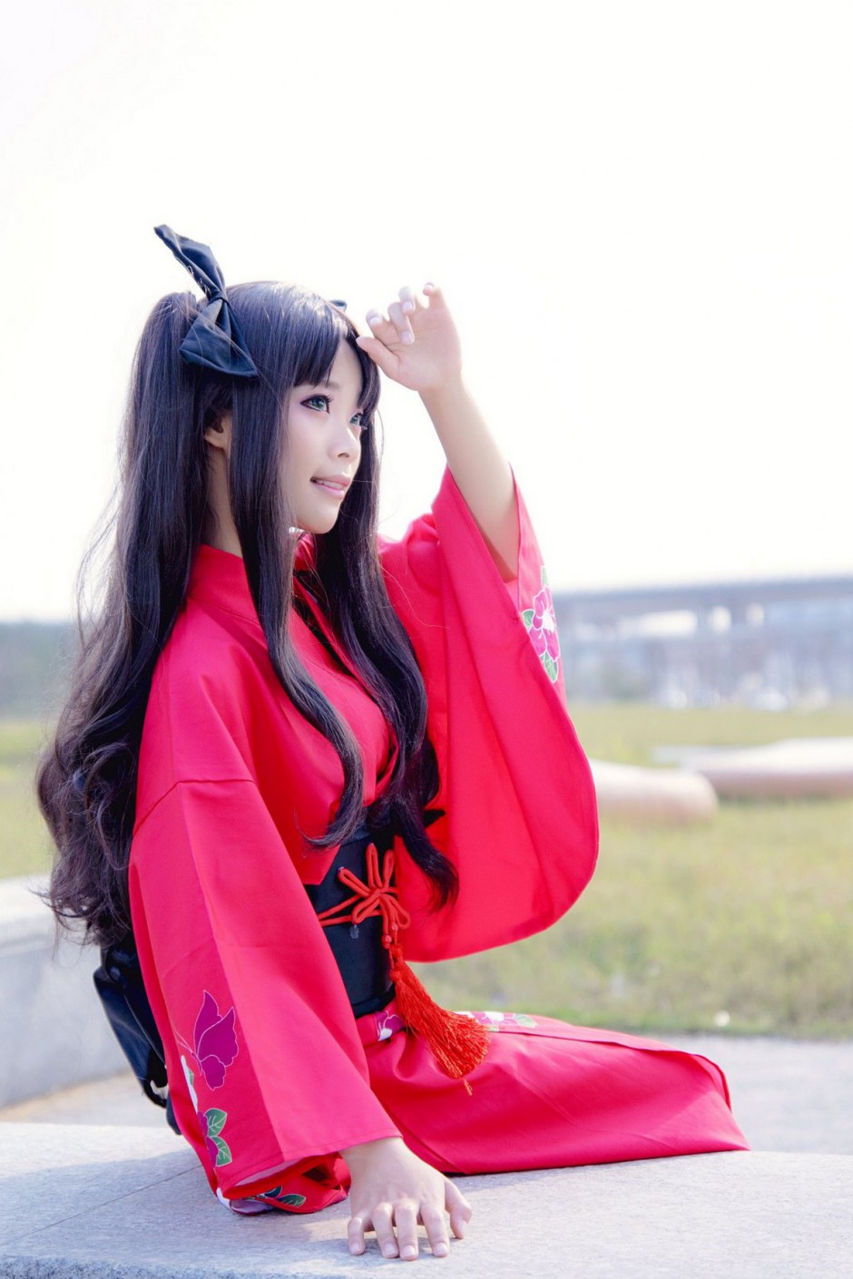 和服美少女远坂凛Cosplay精美图片