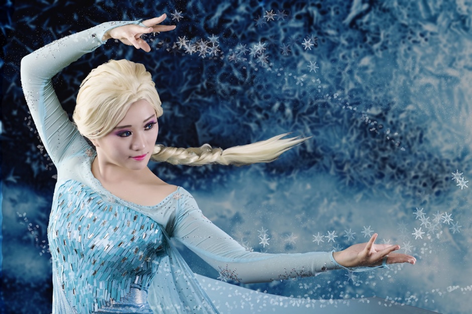 迪斯尼动漫冰雪奇缘cos图片