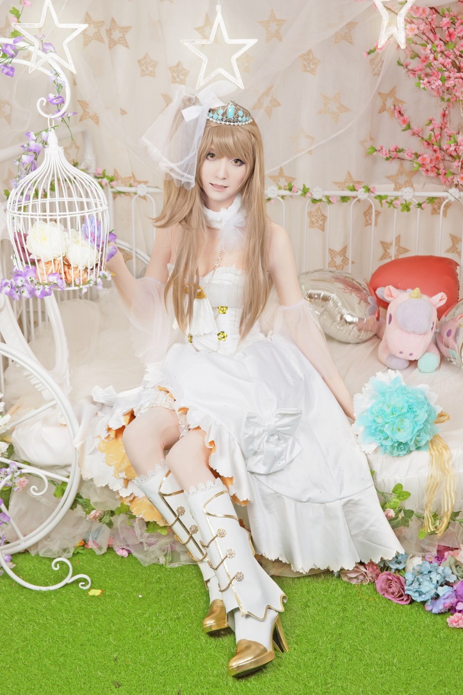 婚纱装南小鸟cosplay图片赏析