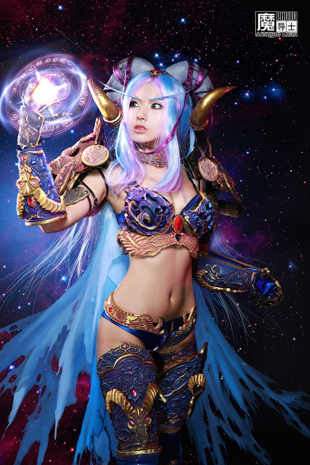 魔兽世界cosplay蓝龙图片赏析