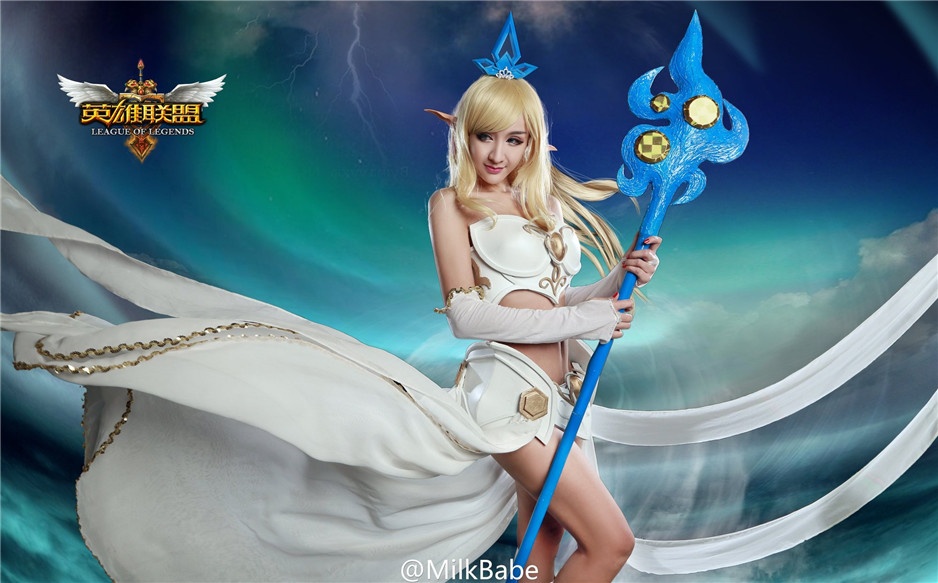 网络美女主播付豪cosplay图片欣赏