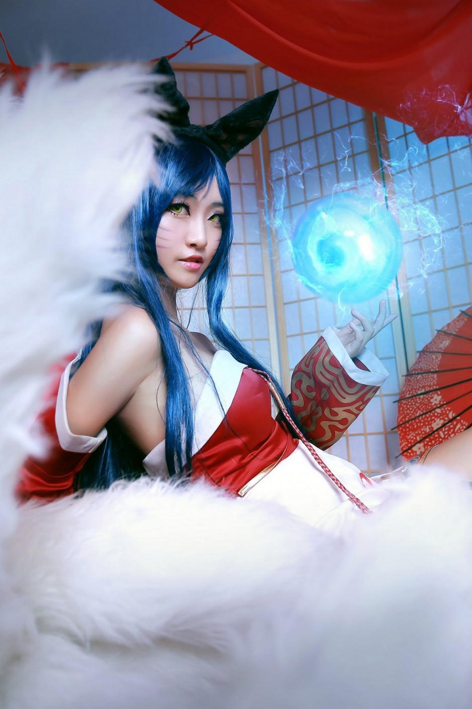 韩国美女cosplay阿狸高清图片