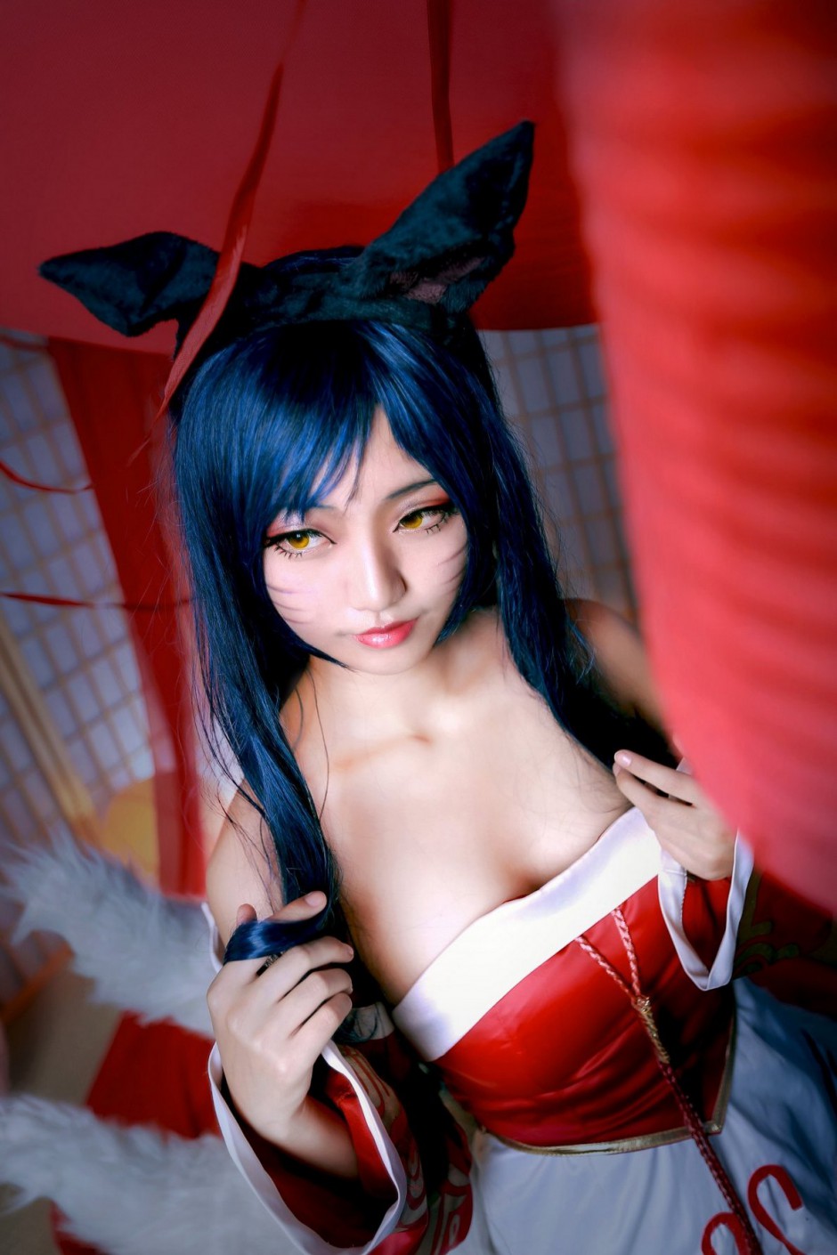 韩国美女cosplay阿狸高清图片