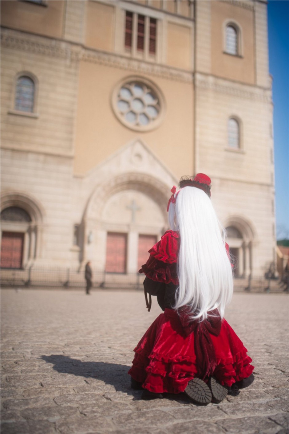 动漫美女栉名安娜cos妆图