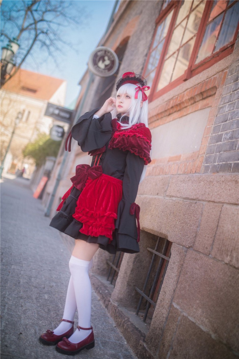 动漫美女栉名安娜cos妆图