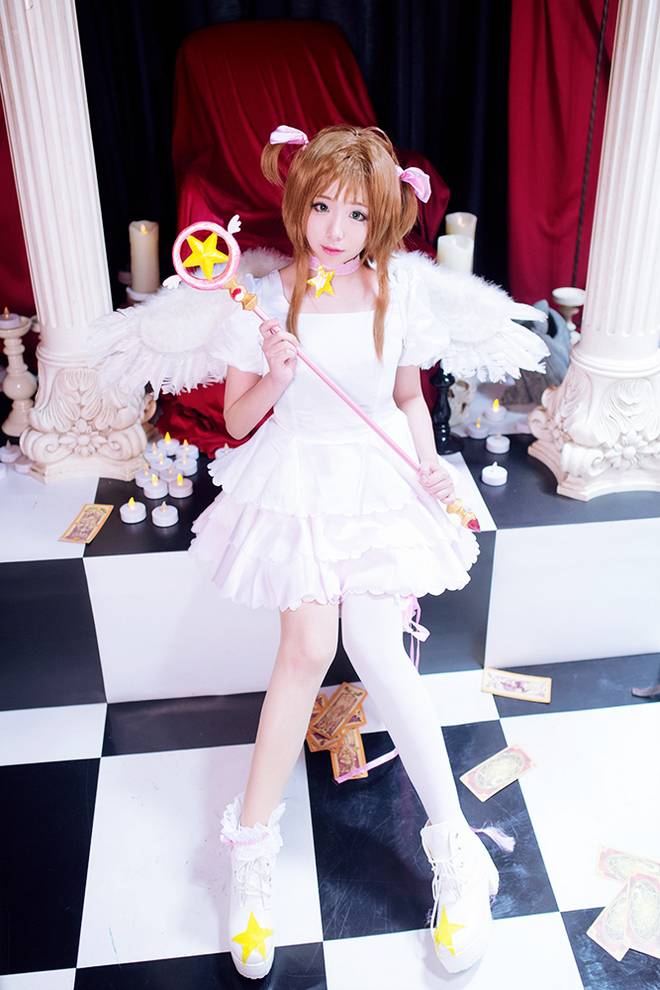 绝色美女高还原魔卡少女樱cos组图