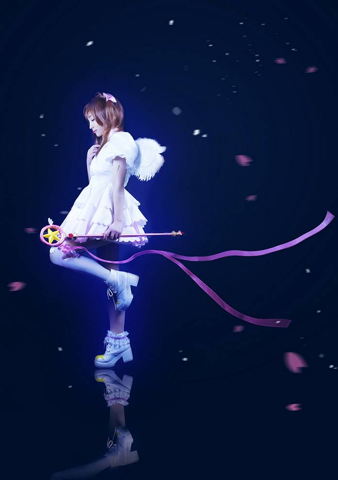 绝色美女高还原魔卡少女樱cos组图