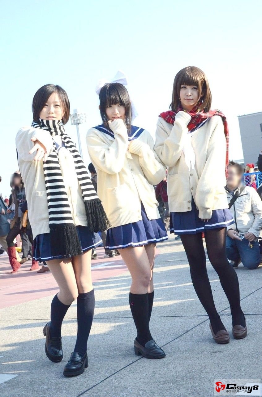 日本东京街头cosplay萌妹子