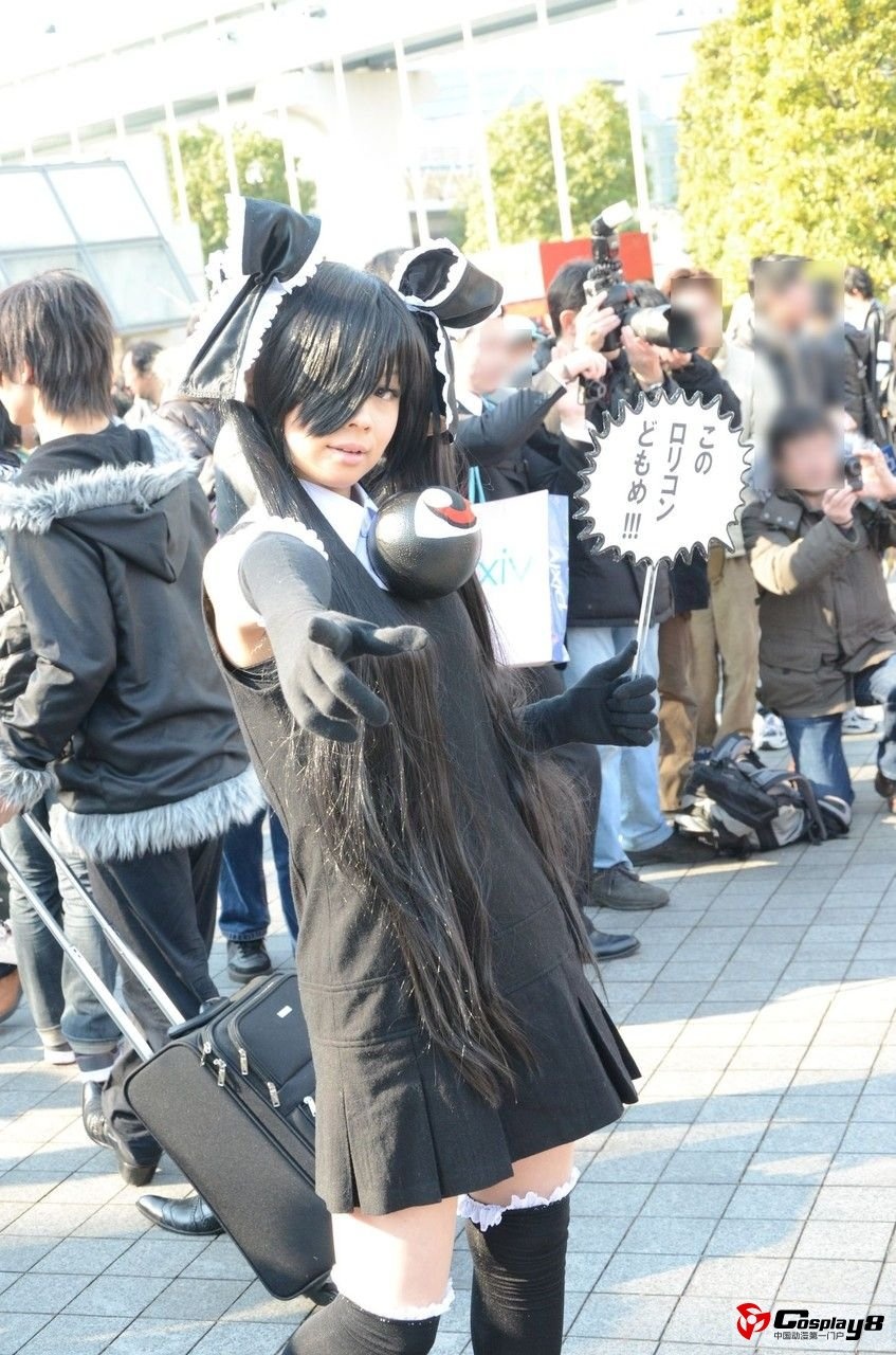 日本东京街头cosplay萌妹子