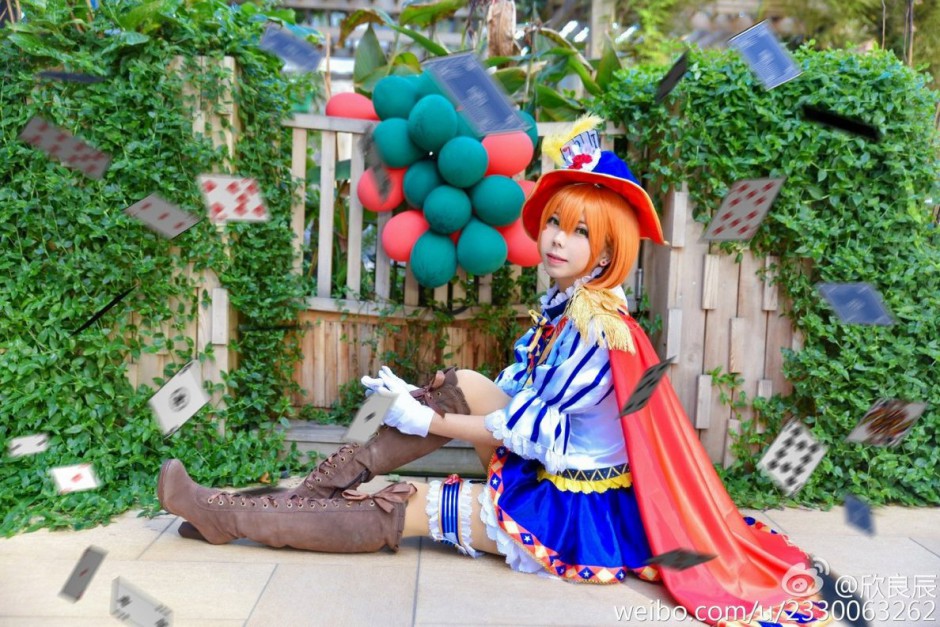 美女cos动漫萌妹子星空凛写真