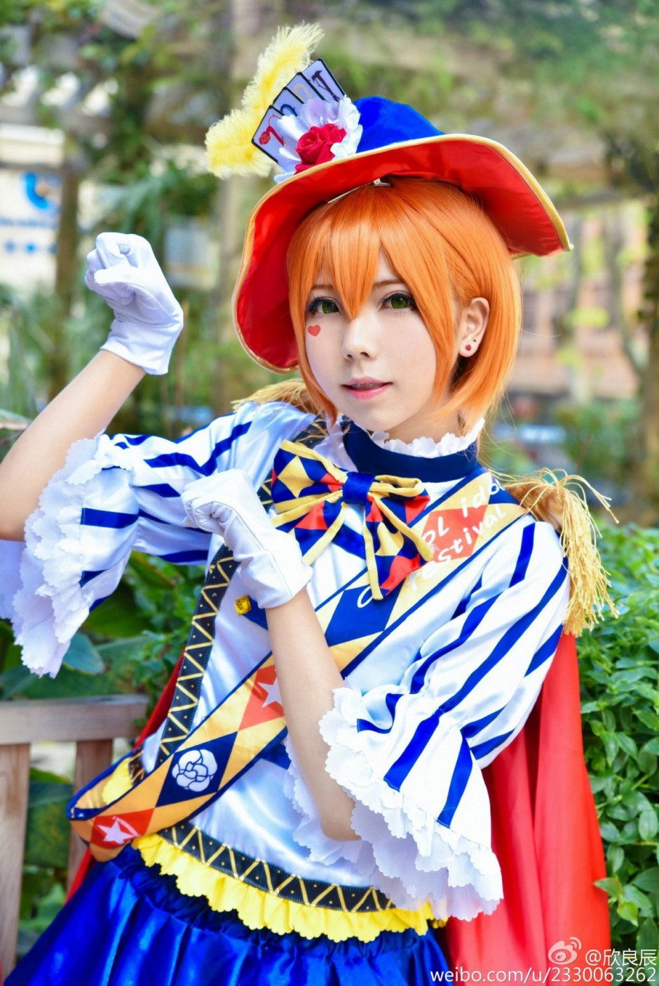 美女cos动漫萌妹子星空凛写真