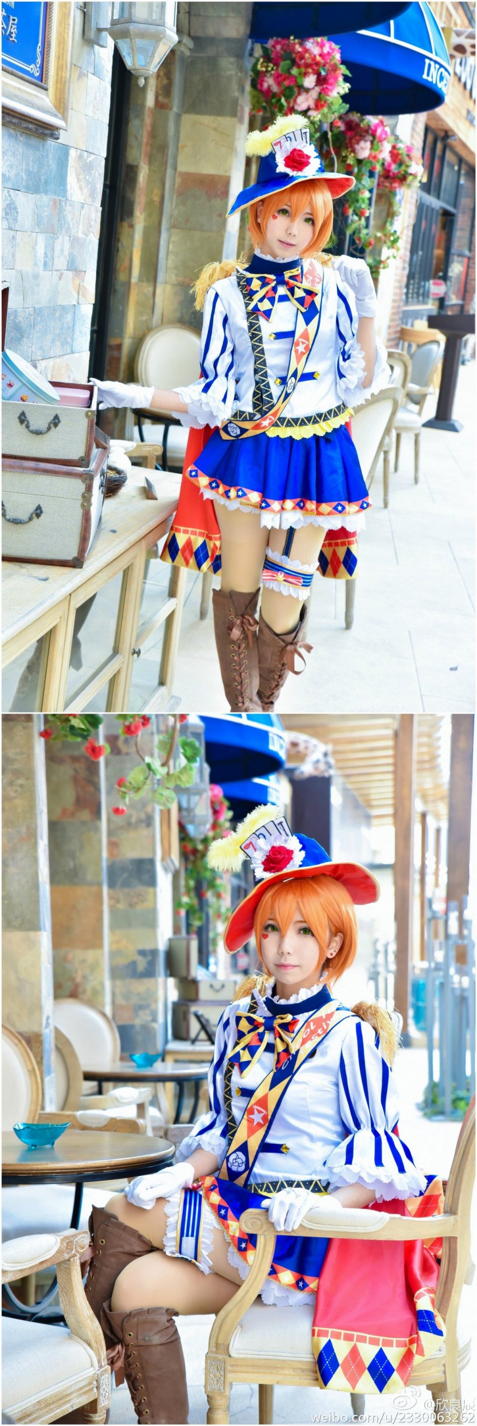 美女cos动漫萌妹子星空凛写真