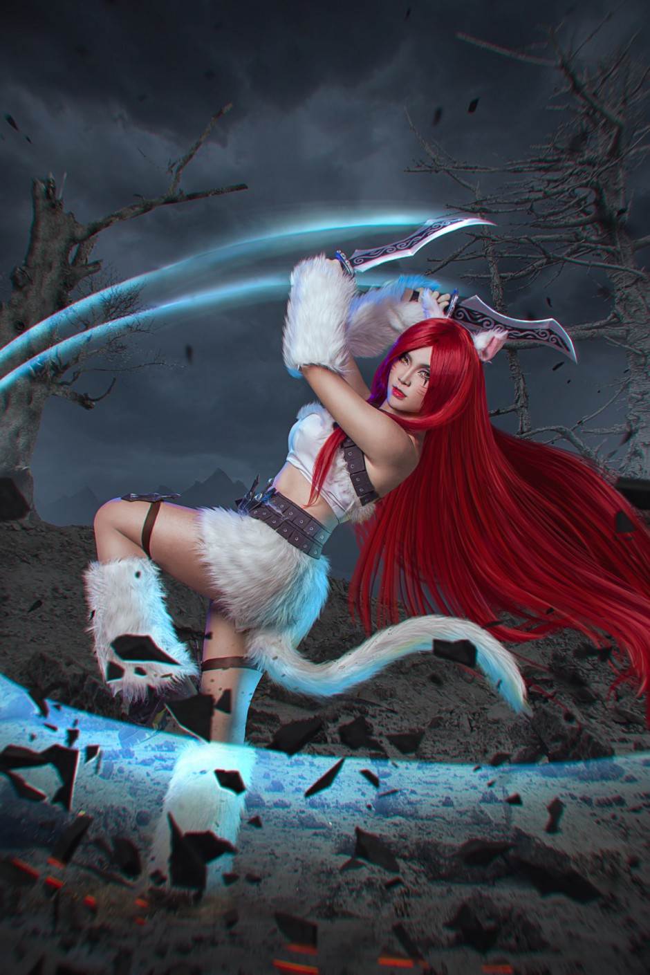 英雄联盟cosplay人物卡特琳娜图片