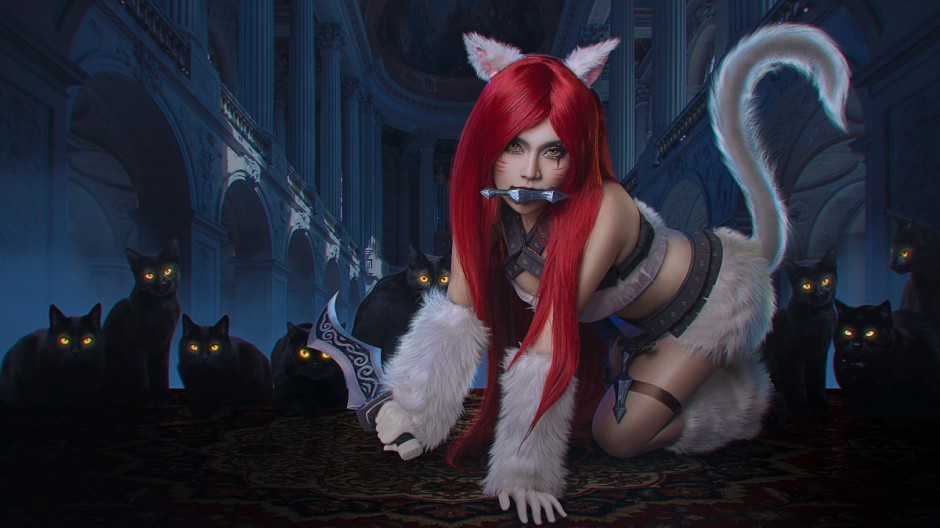 英雄联盟cosplay人物卡特琳娜图片