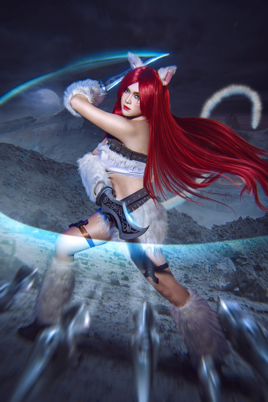 英雄联盟cosplay人物卡特琳娜图片