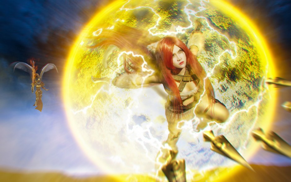 英雄联盟cosplay人物卡特琳娜图片