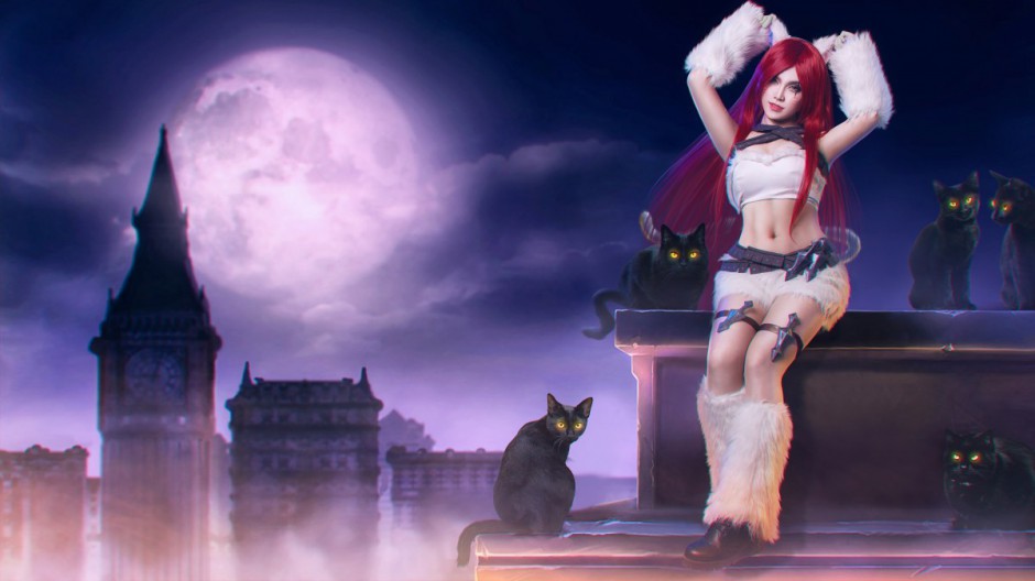 英雄联盟cosplay人物卡特琳娜图片