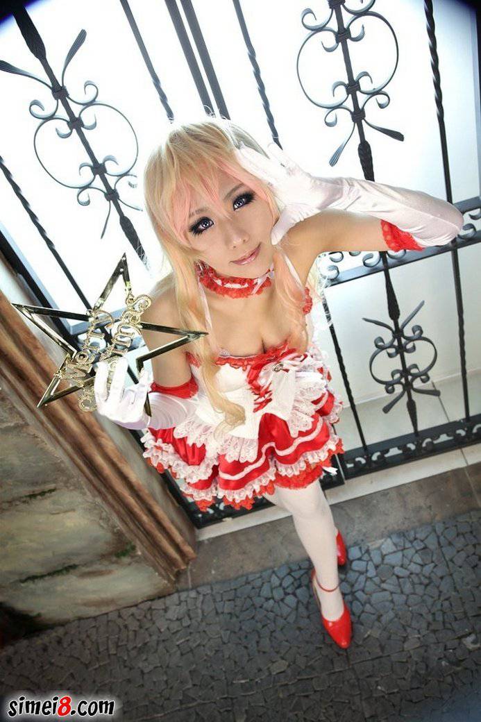 绝色美女性感圣诞cos图片