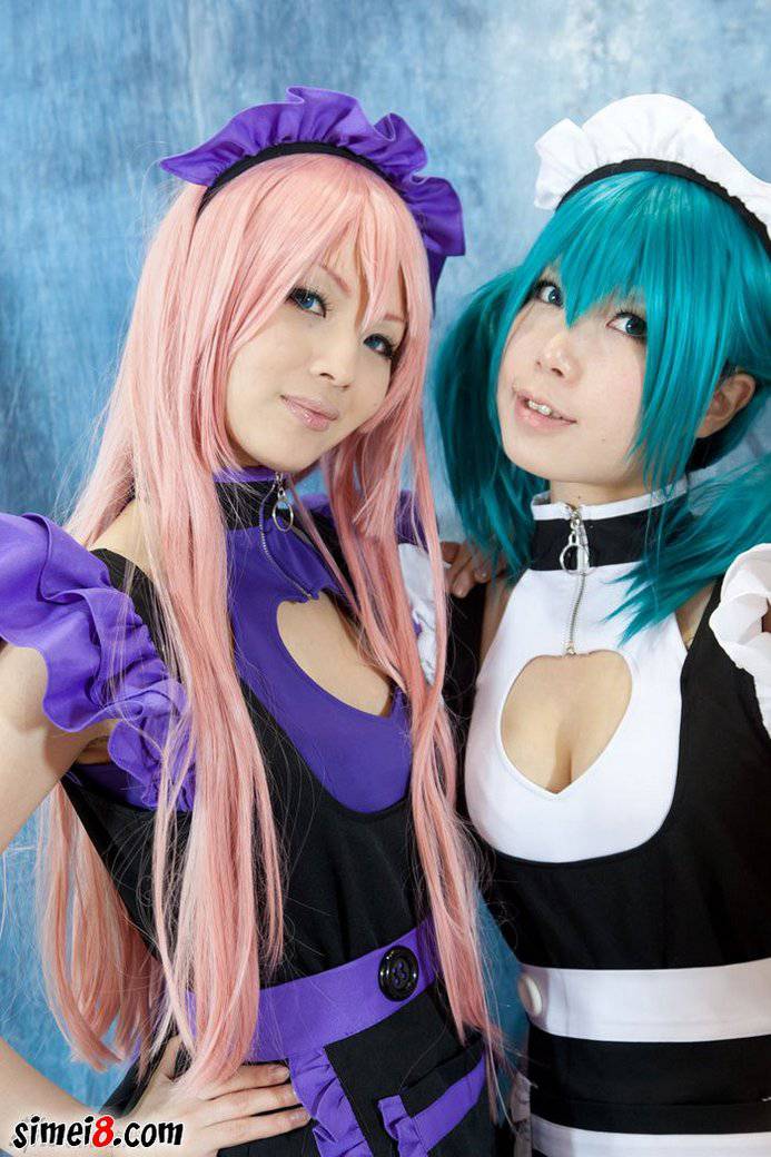 性感姐妹花cos海报图欣赏