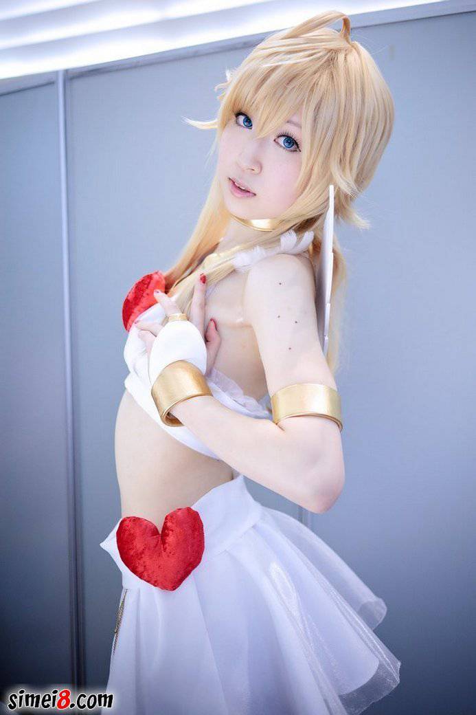 黄发美女的终极的织天使cos图片