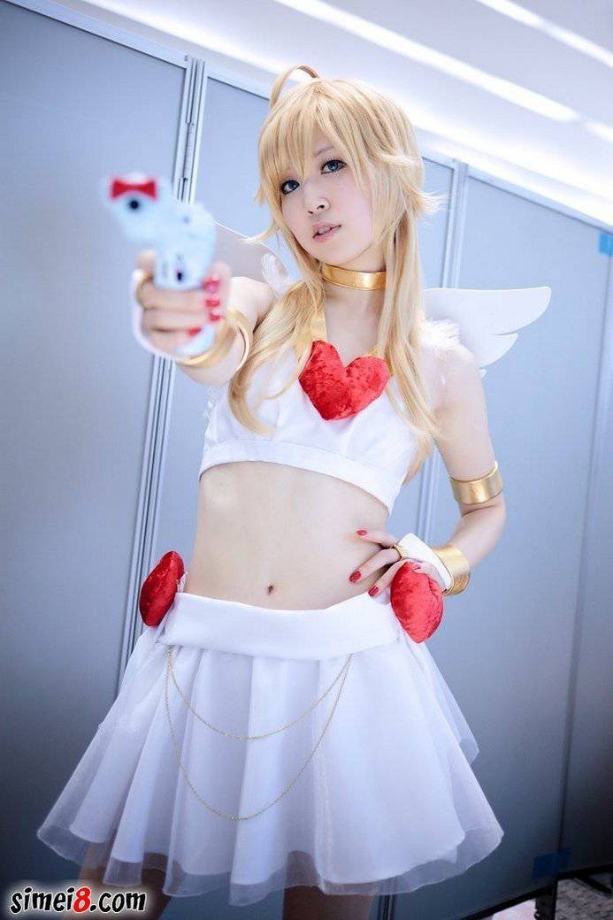 黄发美女的终极的织天使cos图片