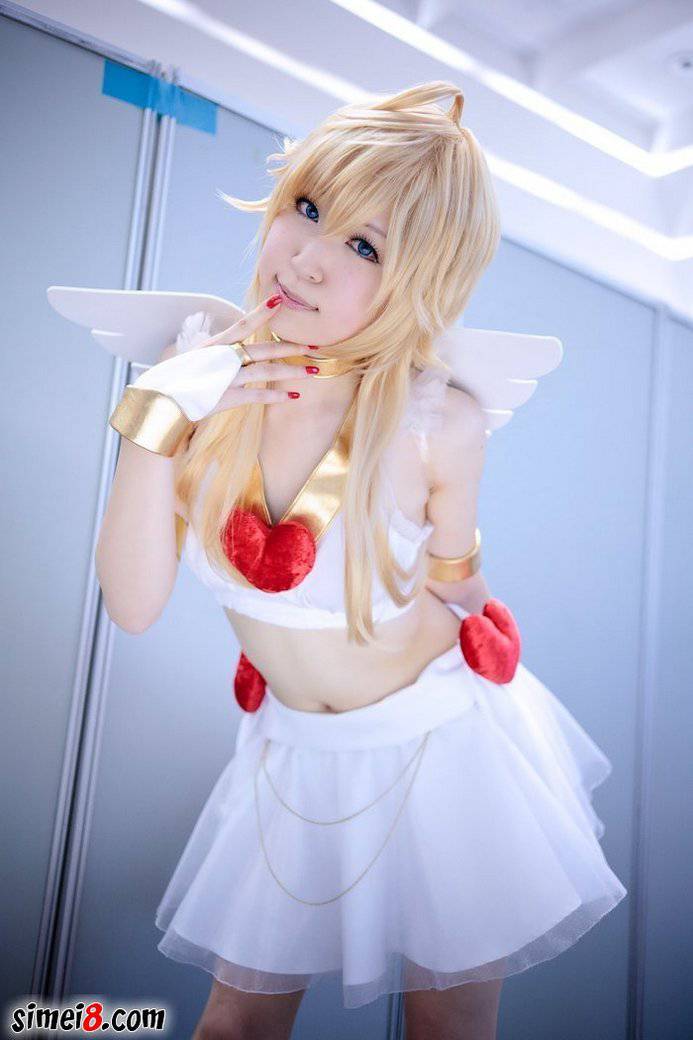 黄发美女的终极的织天使cos图片