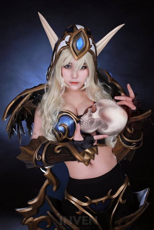 韩国妹子希尔瓦娜斯cos高清图