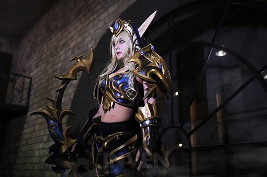 韩国妹子希尔瓦娜斯cos高清图