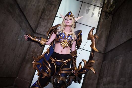 韩国妹子希尔瓦娜斯cos高清图