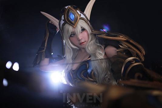 韩国妹子希尔瓦娜斯cos高清图