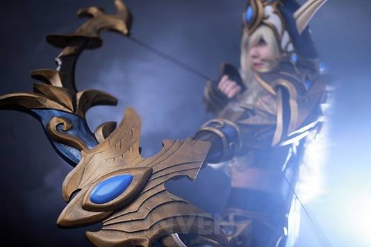 韩国妹子希尔瓦娜斯cos高清图