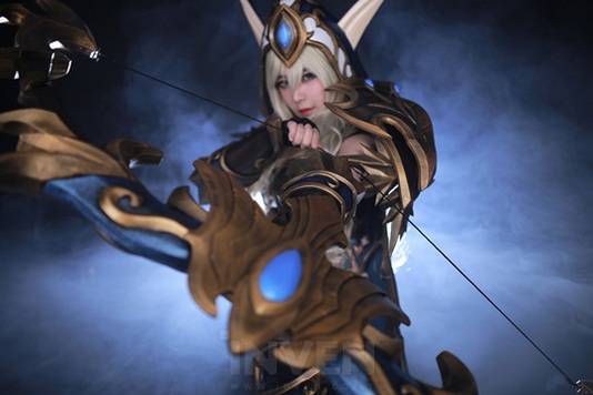 韩国妹子希尔瓦娜斯cos高清图