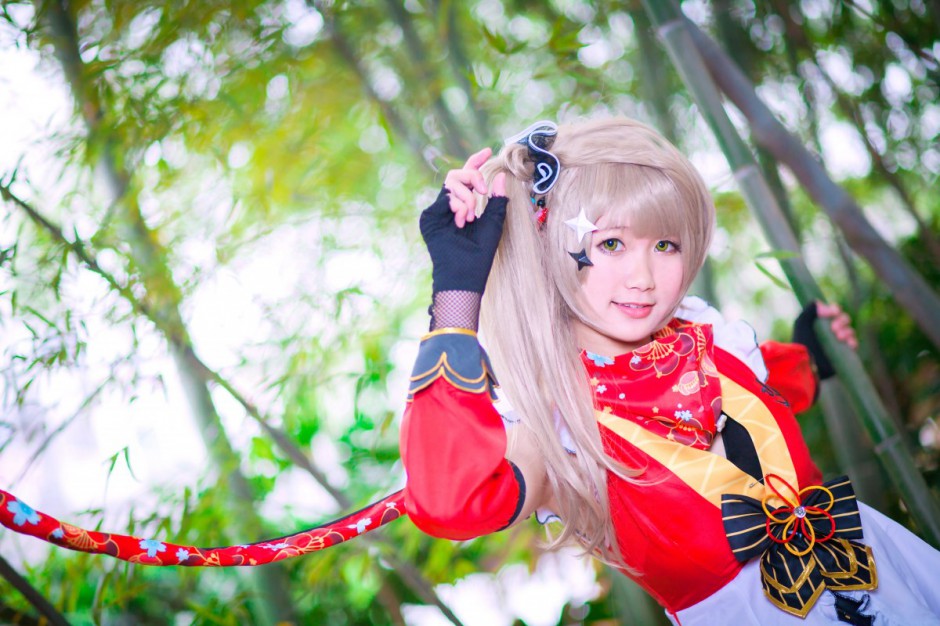 可爱美少女日系风格cos写真照