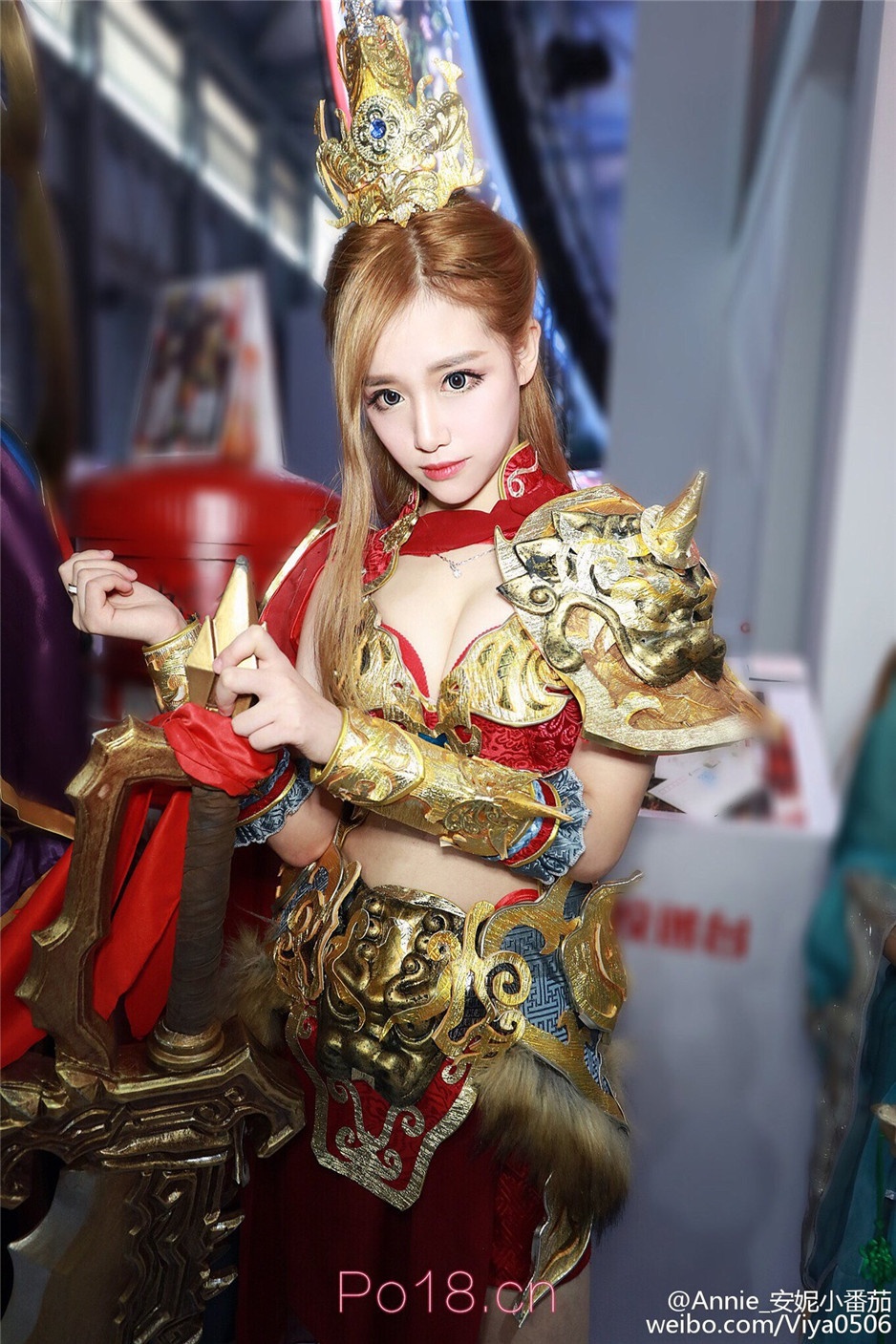 游戏cosplay美女陈安妮Annie微博晒美图