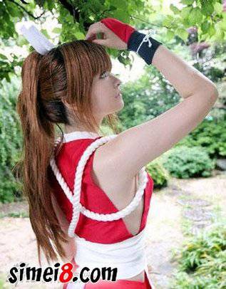 性感美眉不知火舞cosplay图欣赏