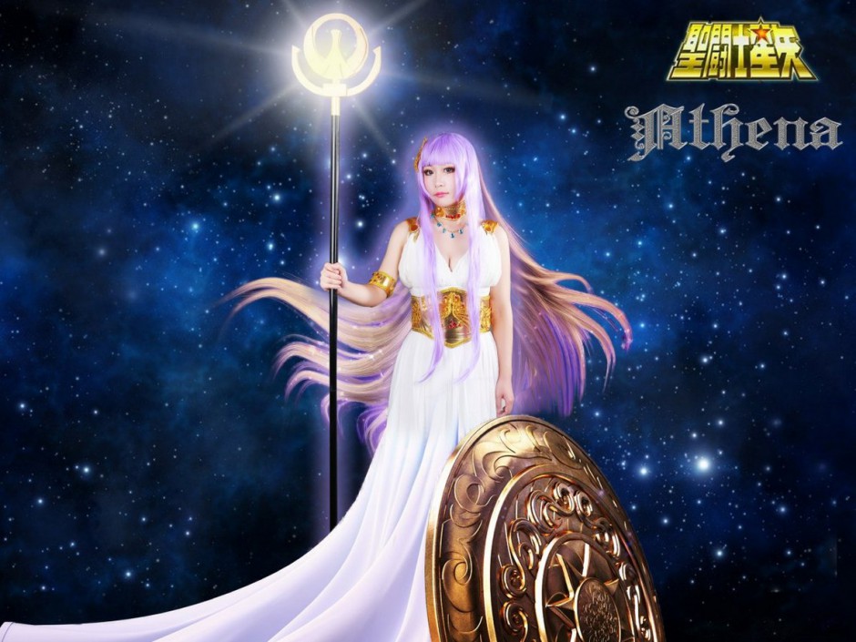 雅典娜cos走光精美图集欣赏