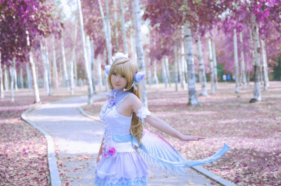 雅典娜cos服装唯美梦幻夺眼球