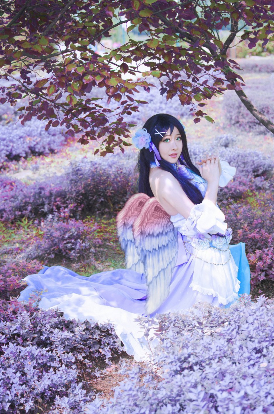 雅典娜cos服装唯美梦幻夺眼球