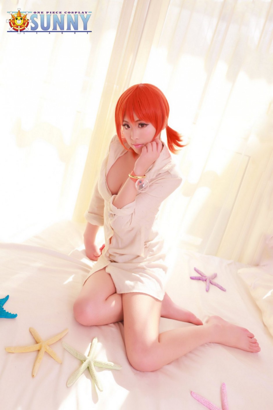海贼王娜美cos图片性感诱惑来袭