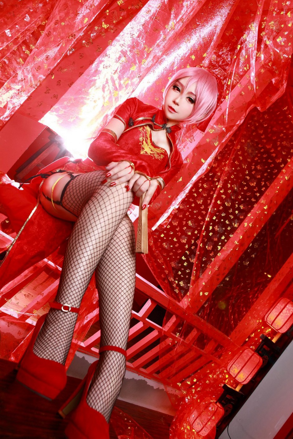 黑丝袜美女Cosplay动漫人物图片
